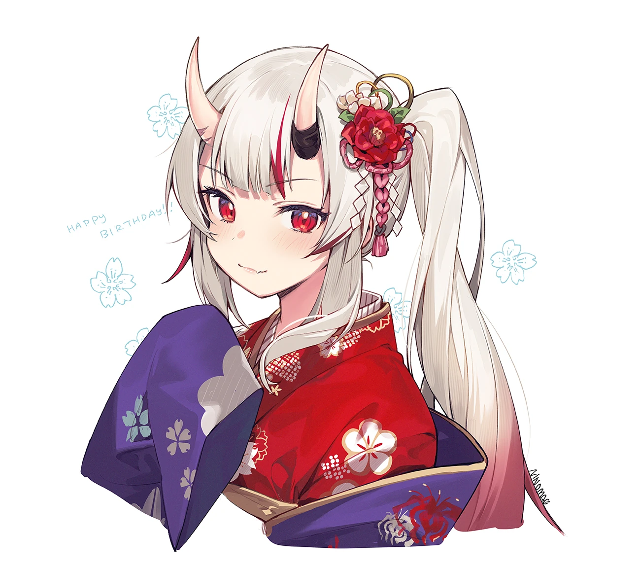 Nakiri Ayame's Birthday Illustration