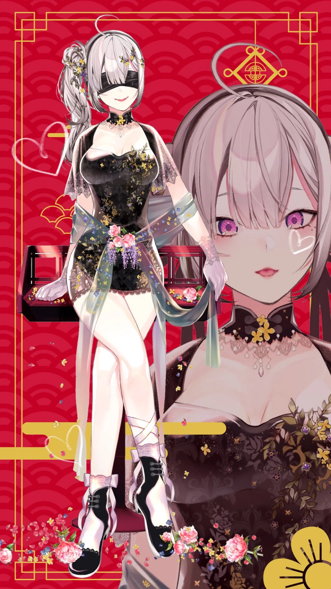 Sexy China-Style Outfit by Shinobu Takayama