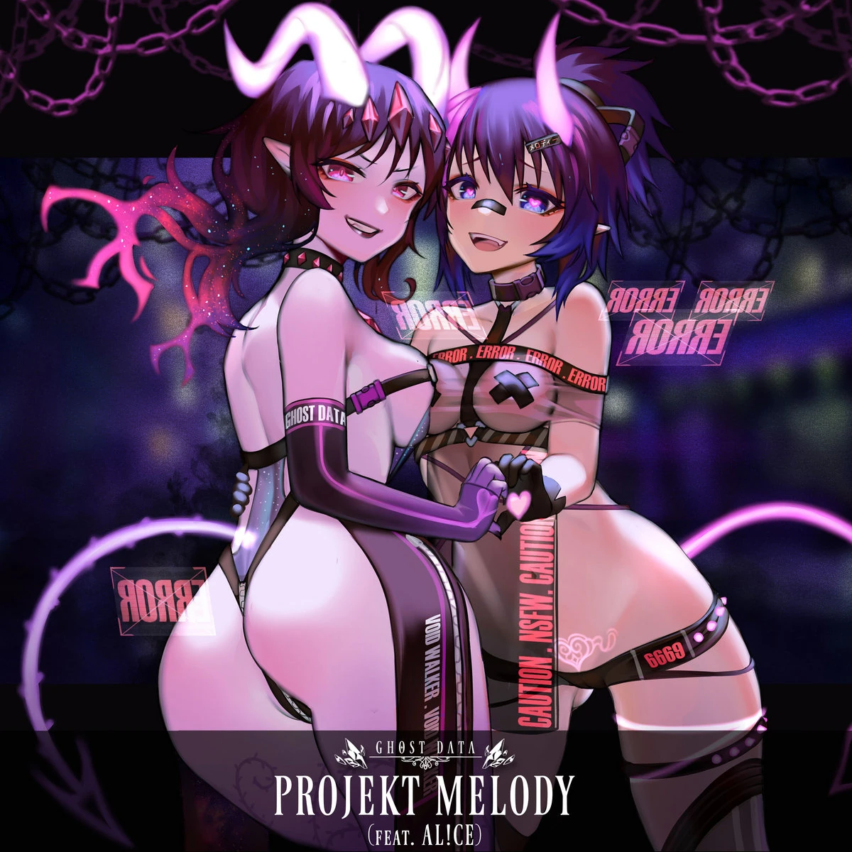 GHOST DATA - PROJEKT MELODY (feat. AL!CE) art by by Froot