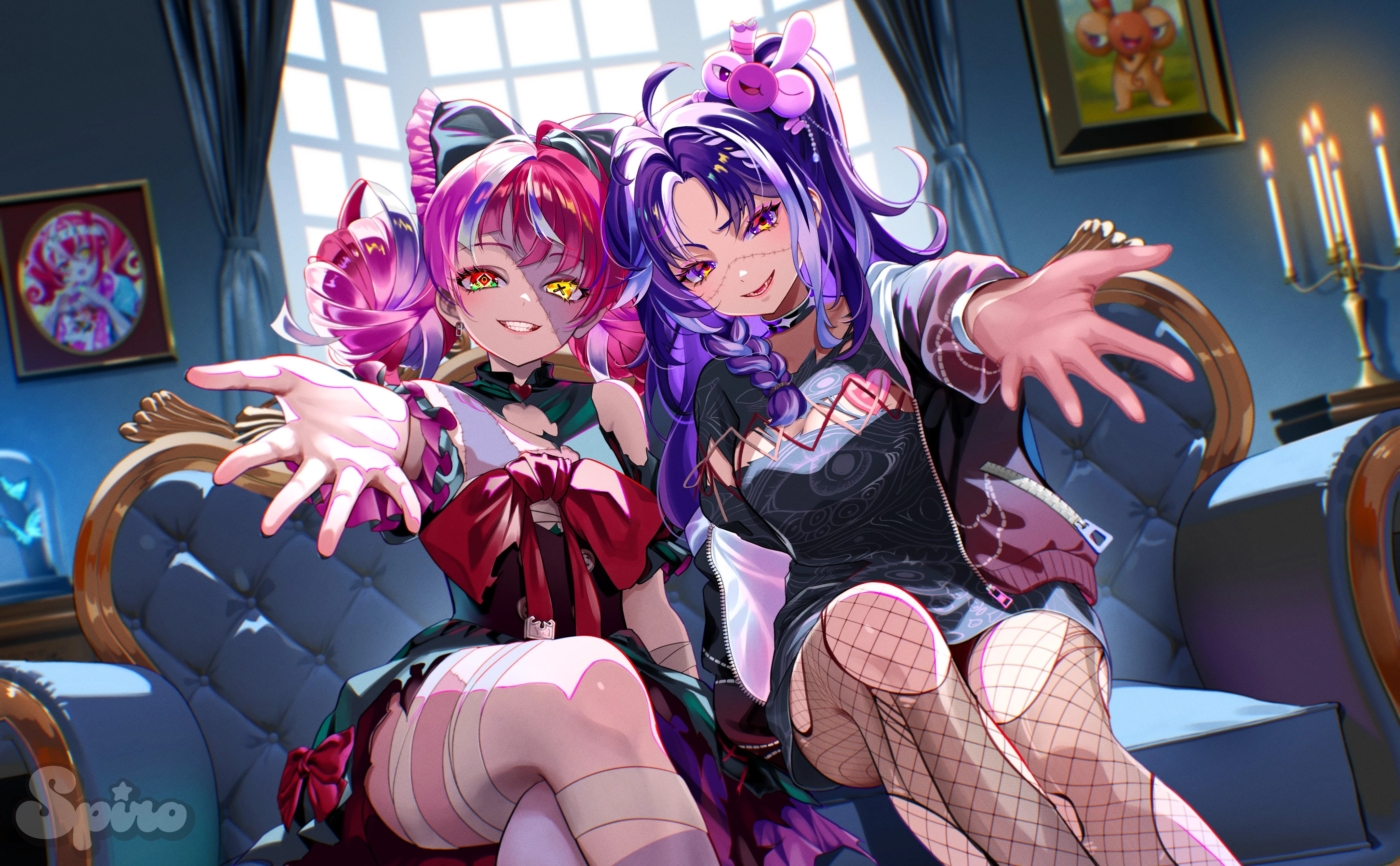 Michi and Kureiji Ollie by Spiro