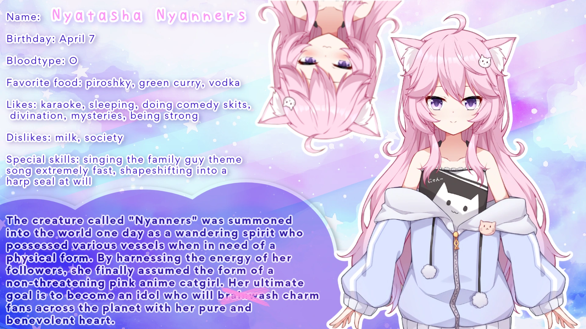 Nyatasha Nyanners info card