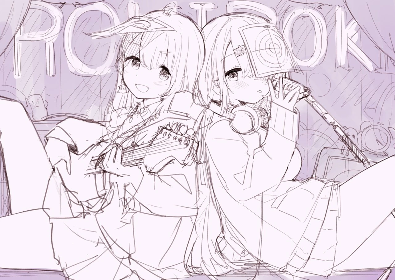 SakuYui Roki Illustration by ksk