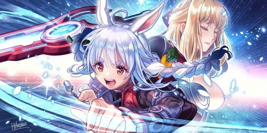 Xenoblade Illustration<br>by Hikosan