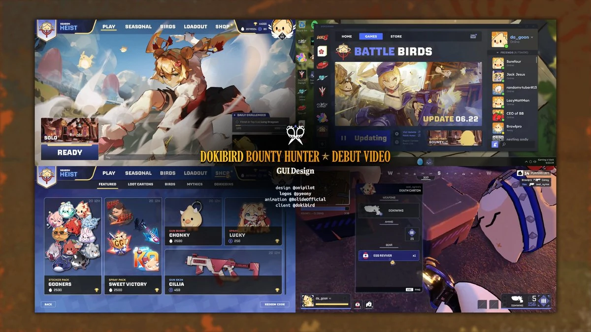 Battle Birds GUI by chessu