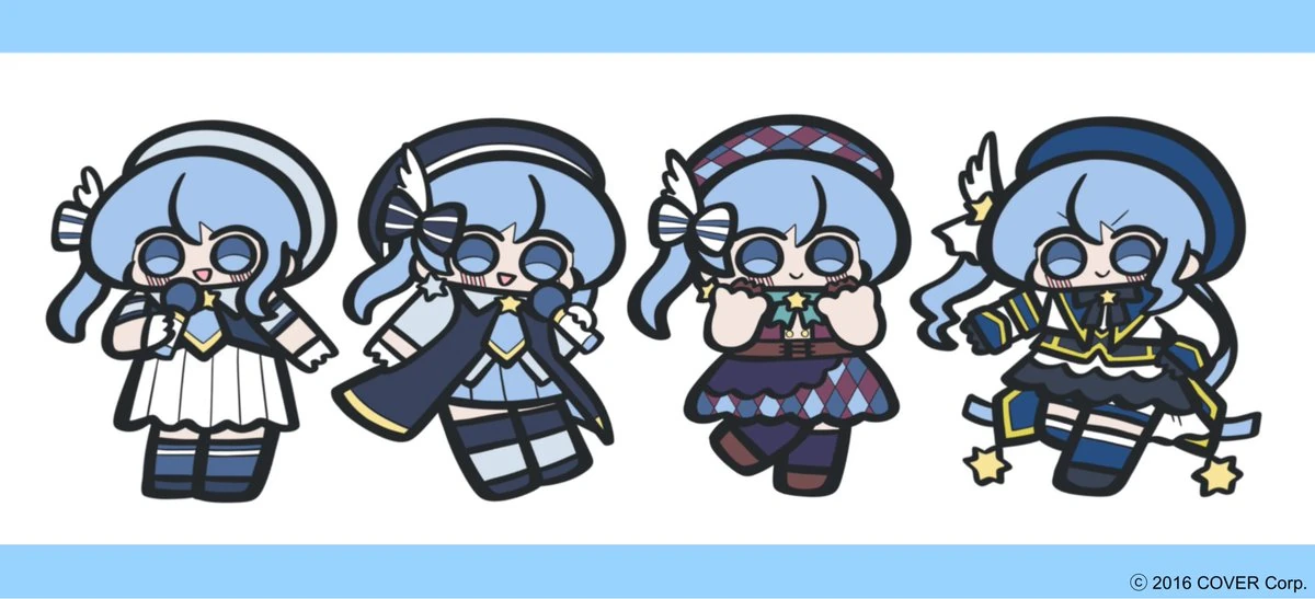 2023 Birthday & 5th Anniversary Random Rubber Keychains<br>by Reiruka