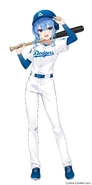 Hoshimachi Suisei and Los Angeles Dodgers hololive night Collaboration Illustration by Ordan.jpg (91 KB) From Los Angeles Dodgers Baseball Team Collab by Ordan