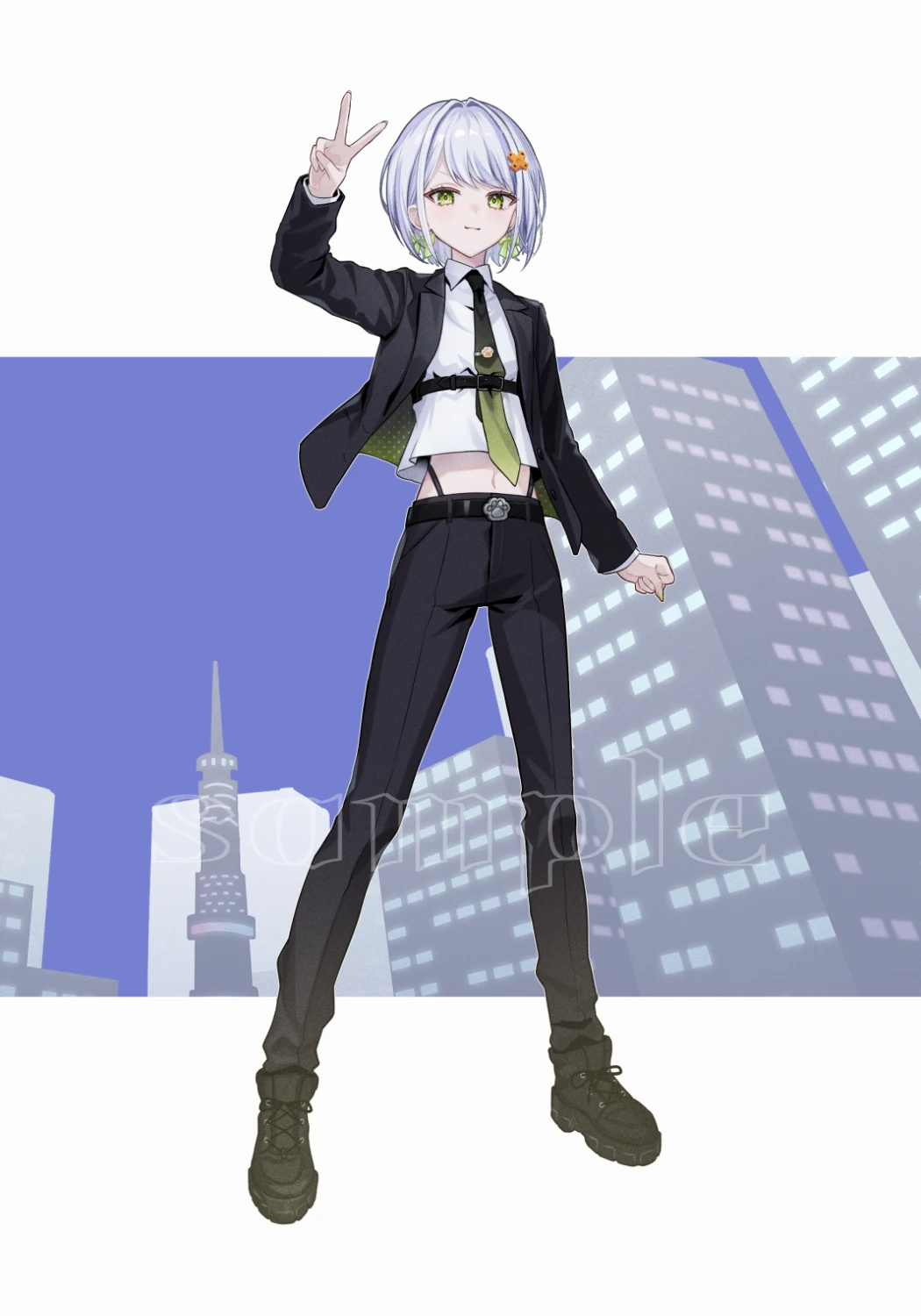 Perfect Hero Illustration<br>by maoPsuke