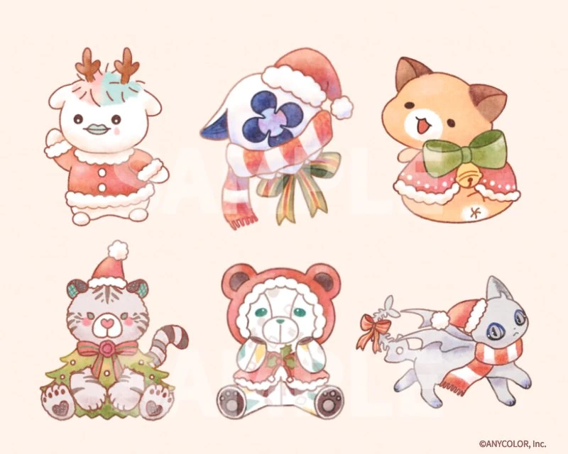 Little Christmas Party Goods Illustration by Mofu Coffee