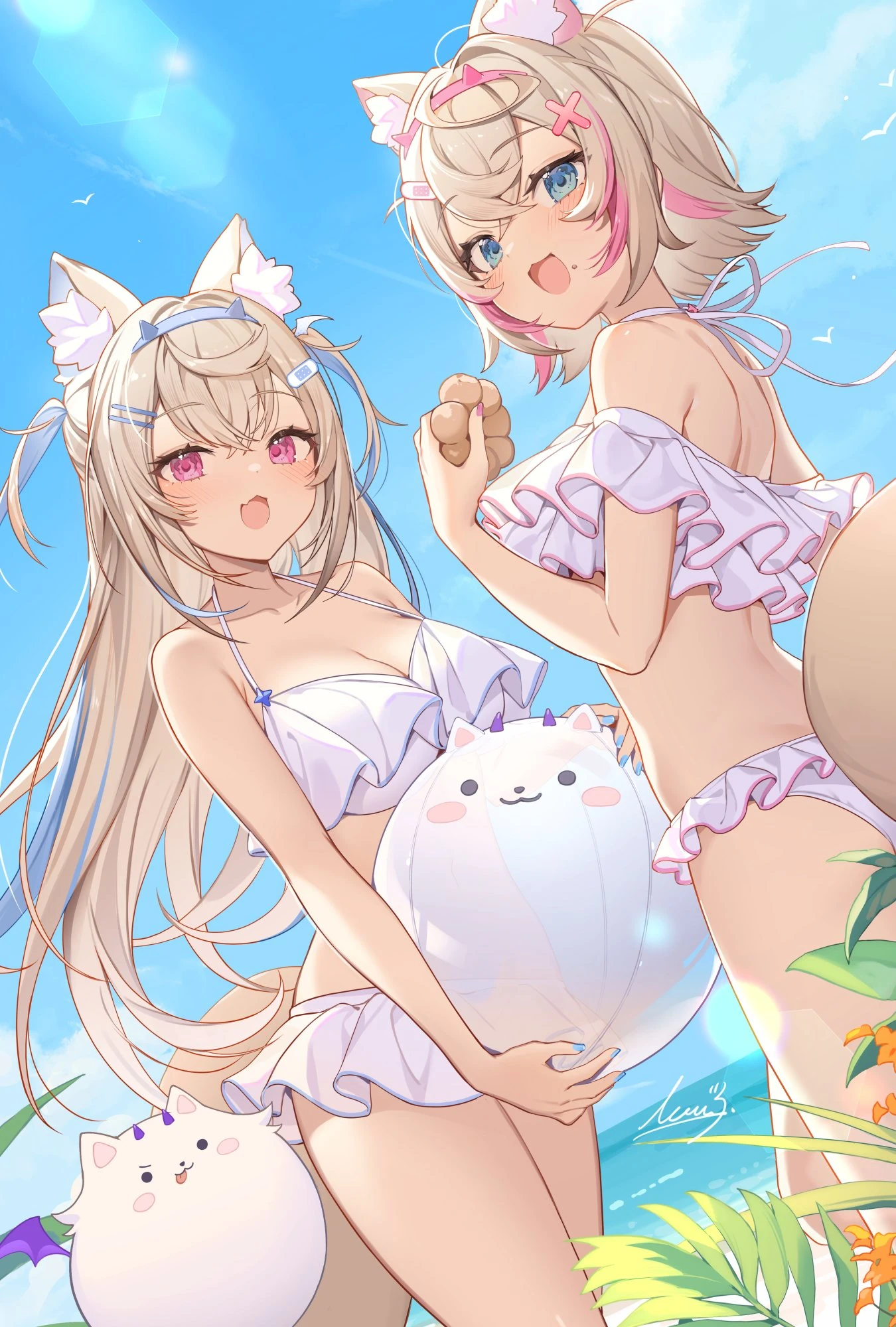 FUWAMOCO Summer 2023 Illustration by ICOMOCHI