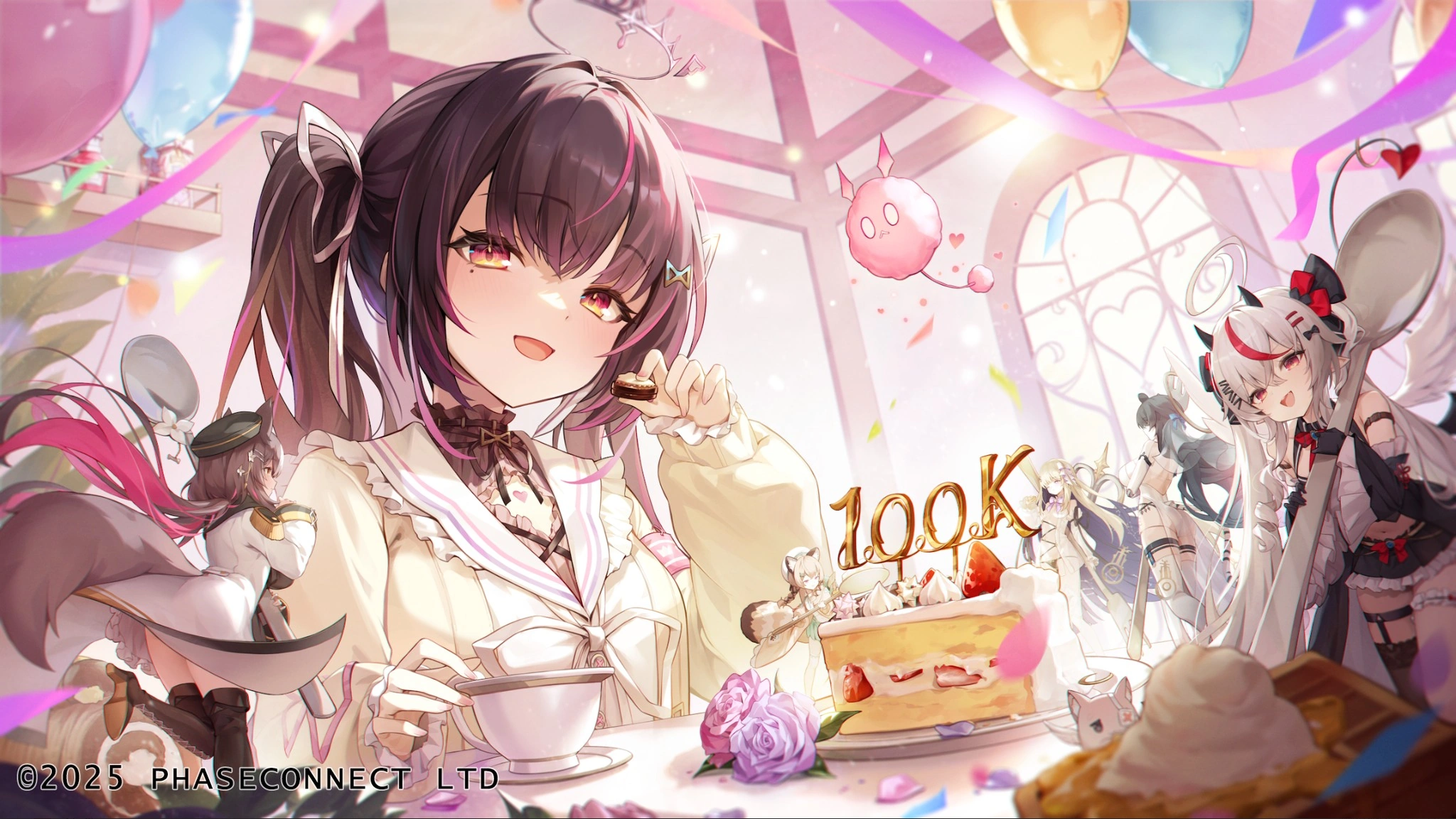 100k Celebration Illustration<br>by 김도윤