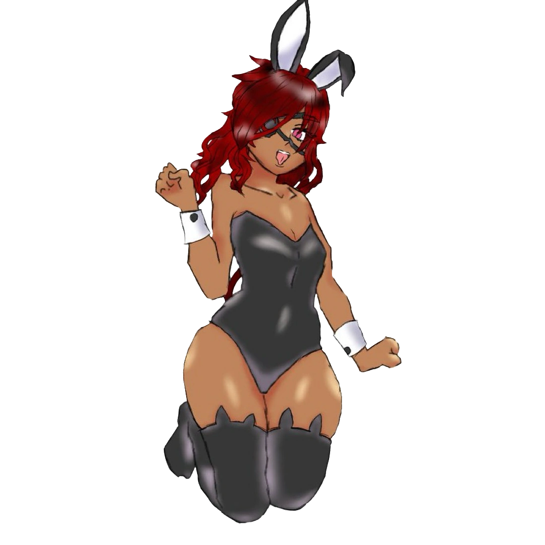 Vixie in a bunny suit<br>by Okami Yukihara