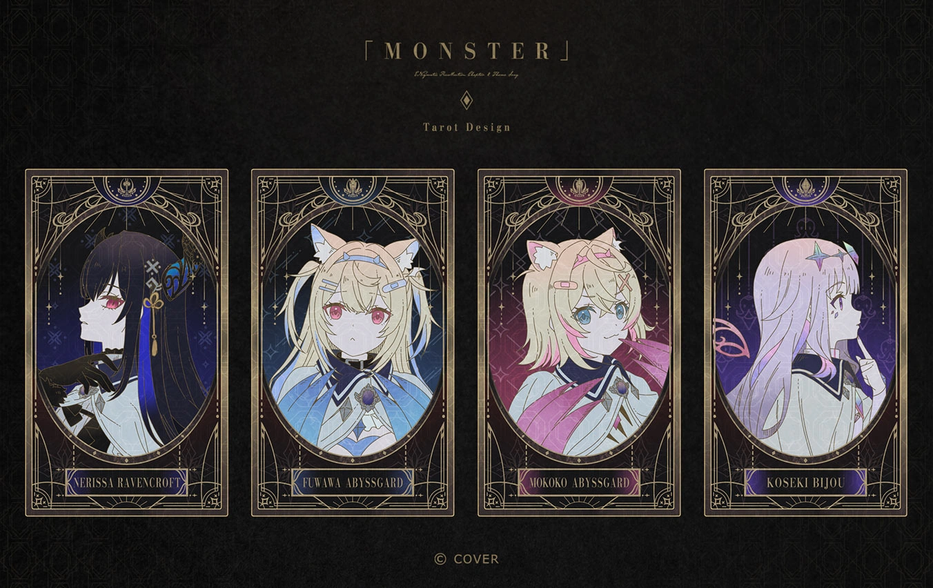 MONSTER Tarot Card Designs by mokoppe