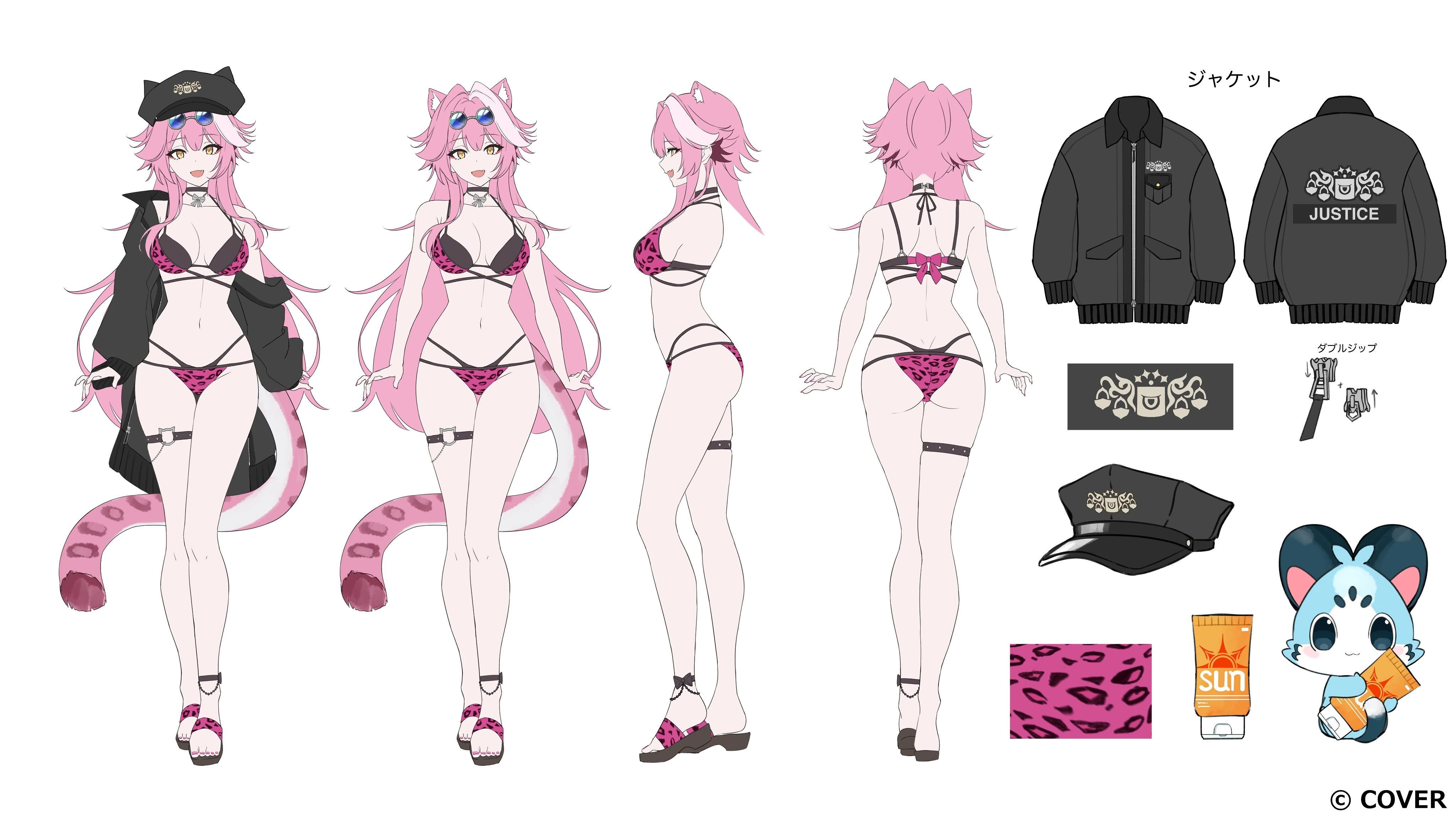 holonatsu Paradise Costume Reference Sheet