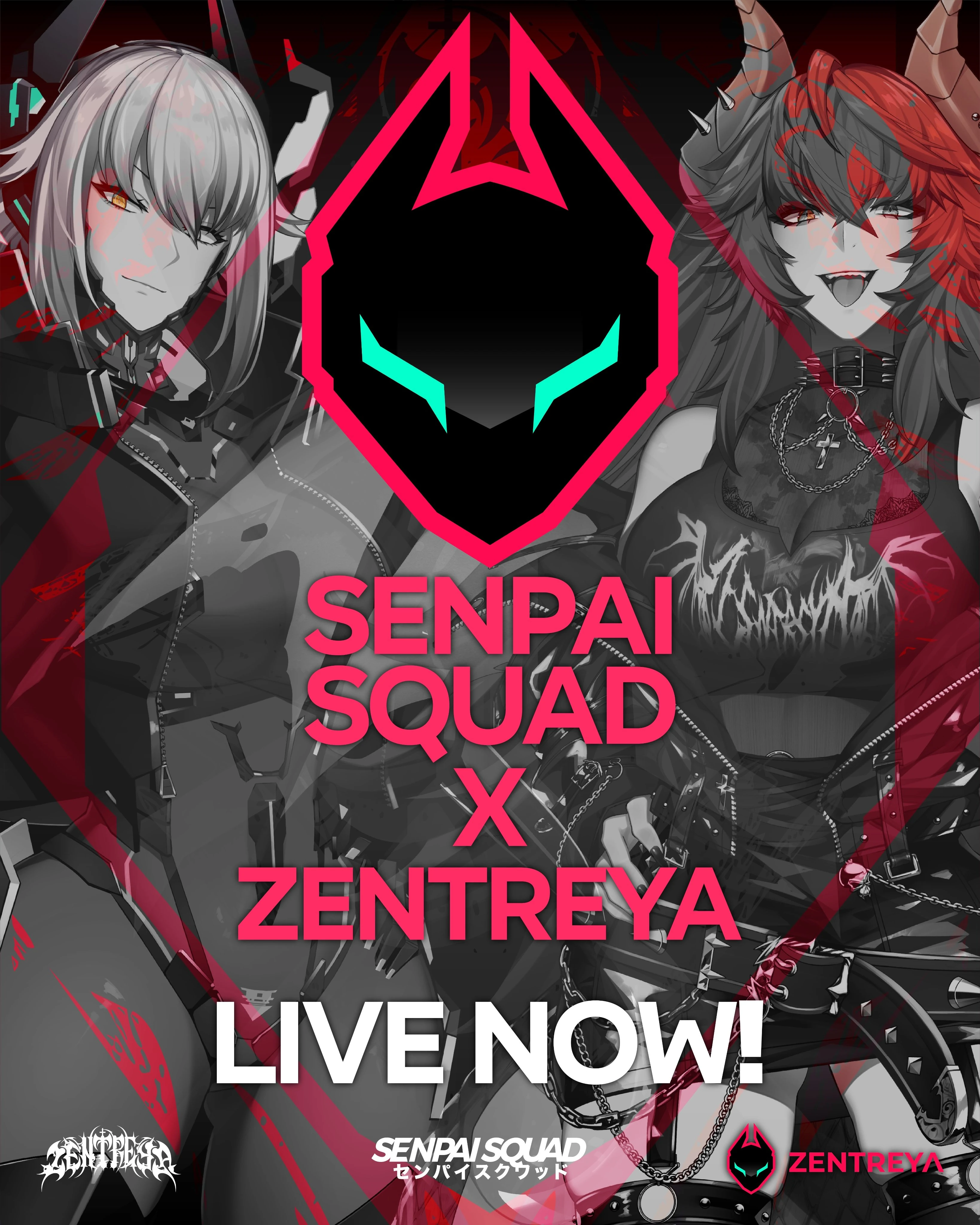 Zentreya Official Senpai Squad Merch Collab