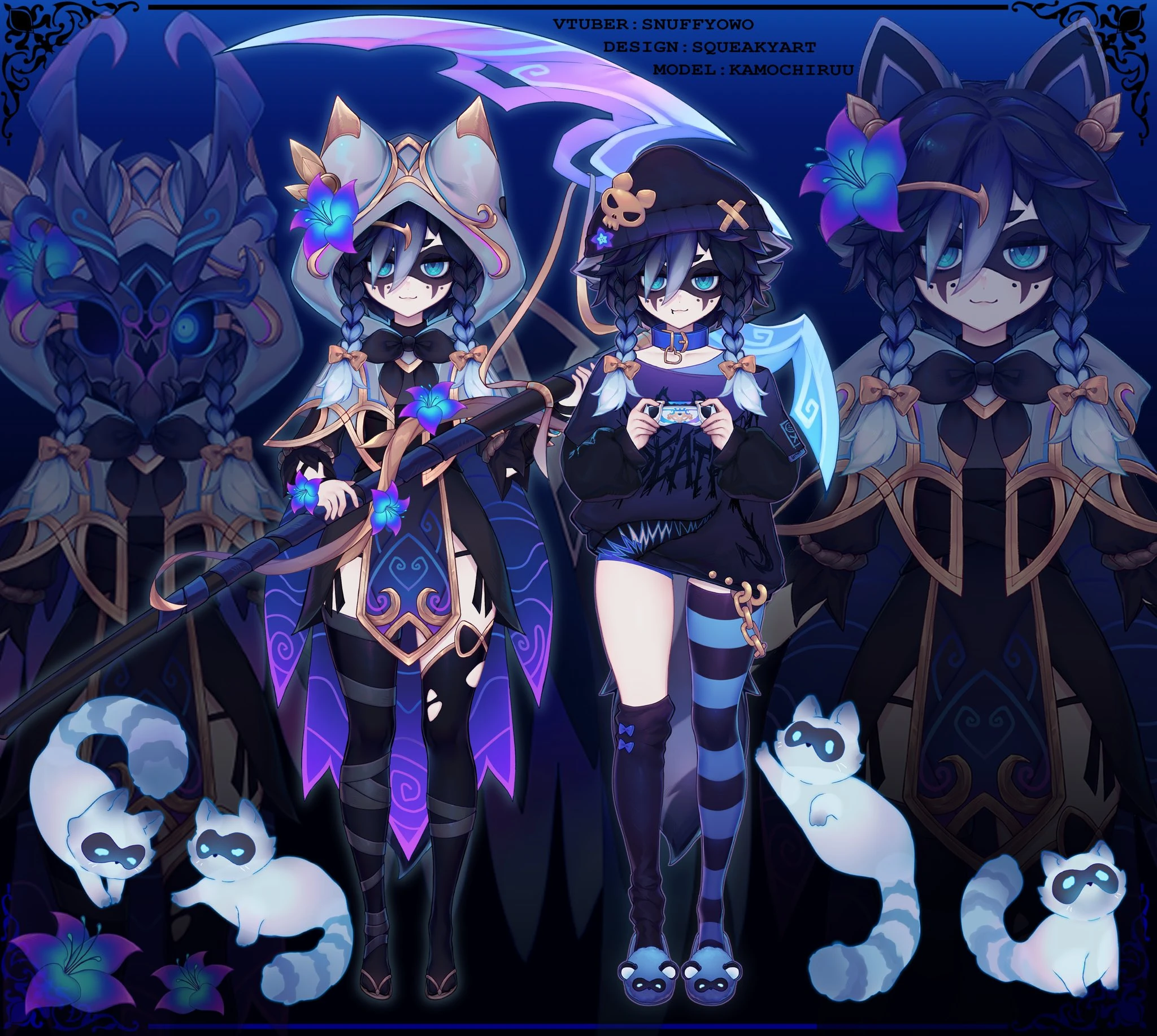 Snuffy Avatar Decay Model Sheet by [https://twitter.com/kamochiruu kamochiruu]