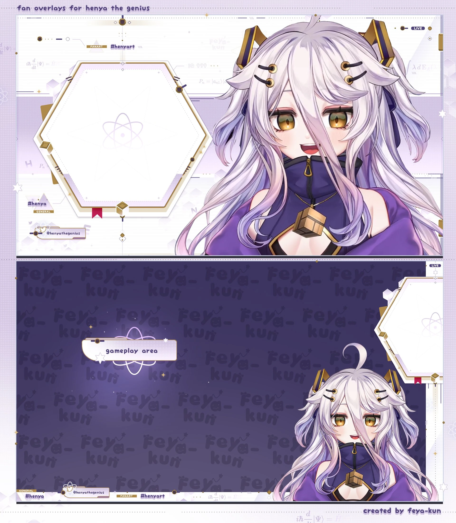 Stream Overlays by Feya-kun