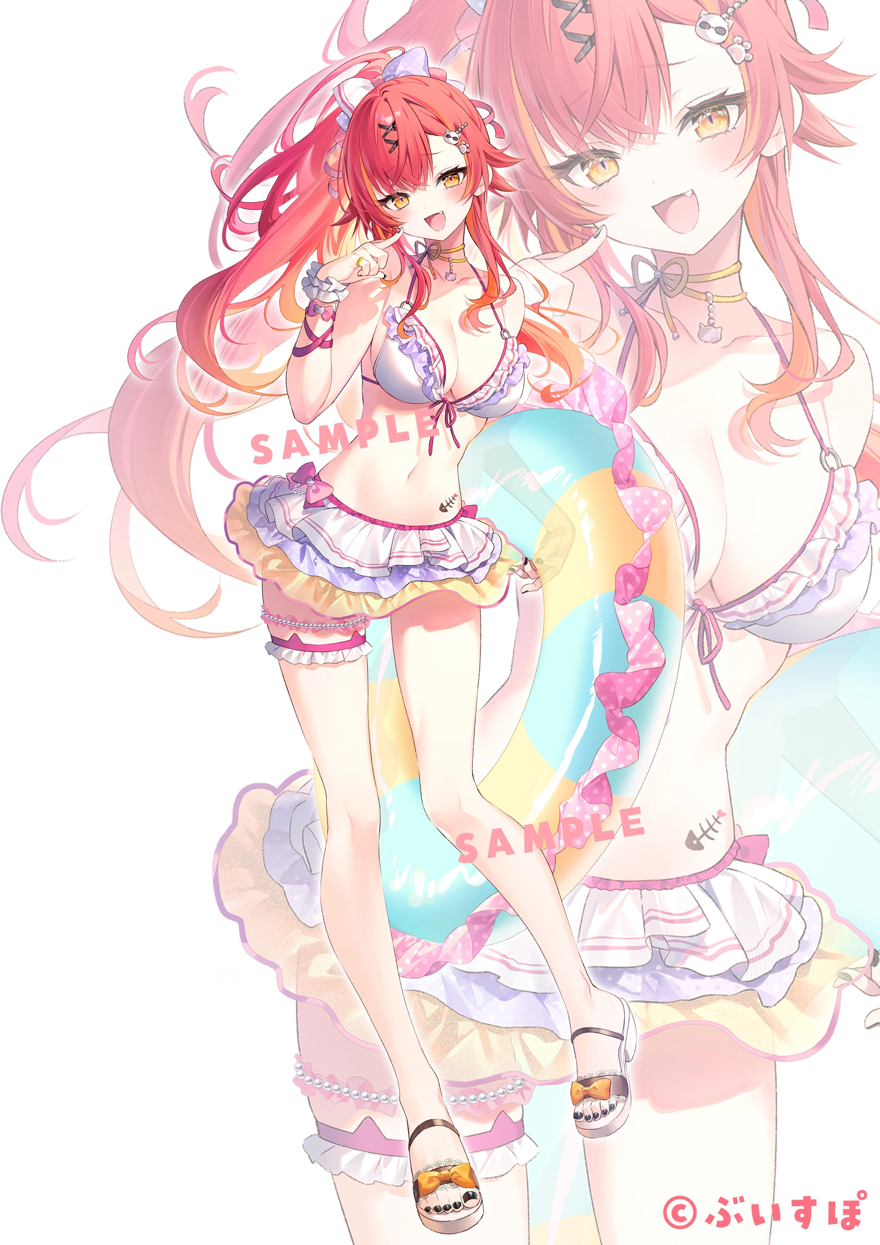 Summer Vacation Goods Illustration<br>by [https://x.com/rityulate/status/1818960092106309939/photo/1 Riichu]