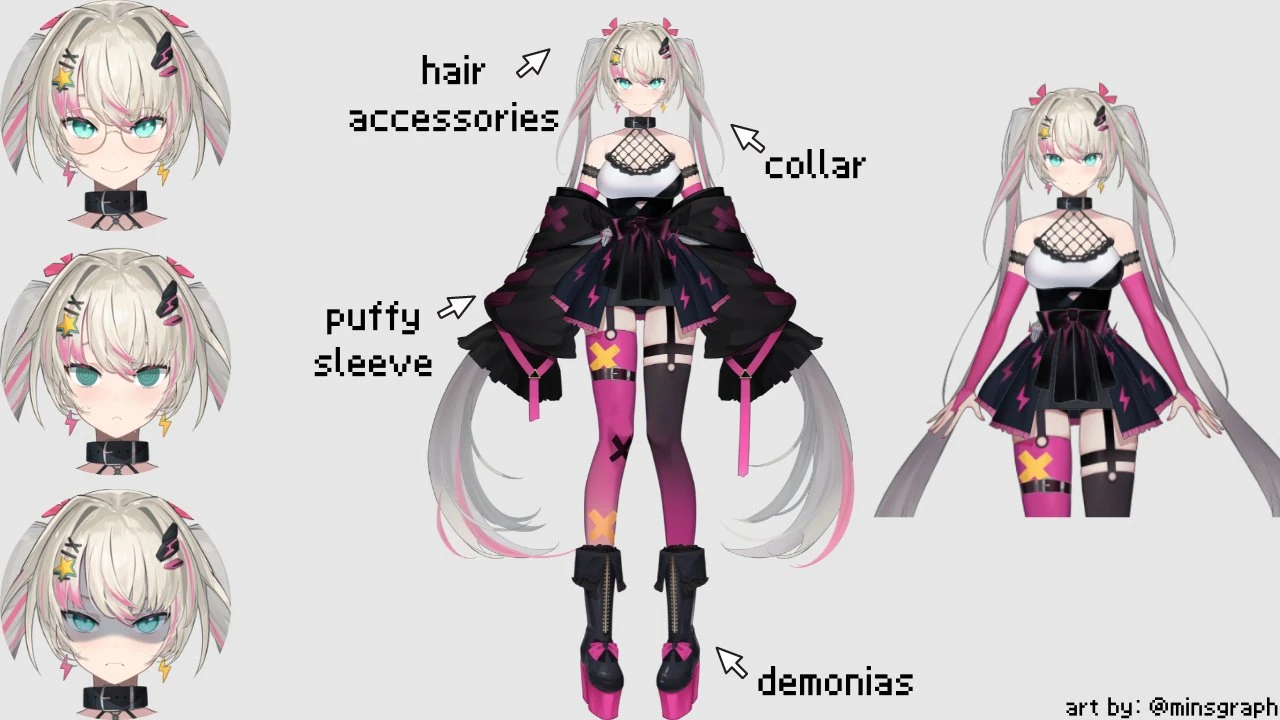 Main Outfit Reference Sheet