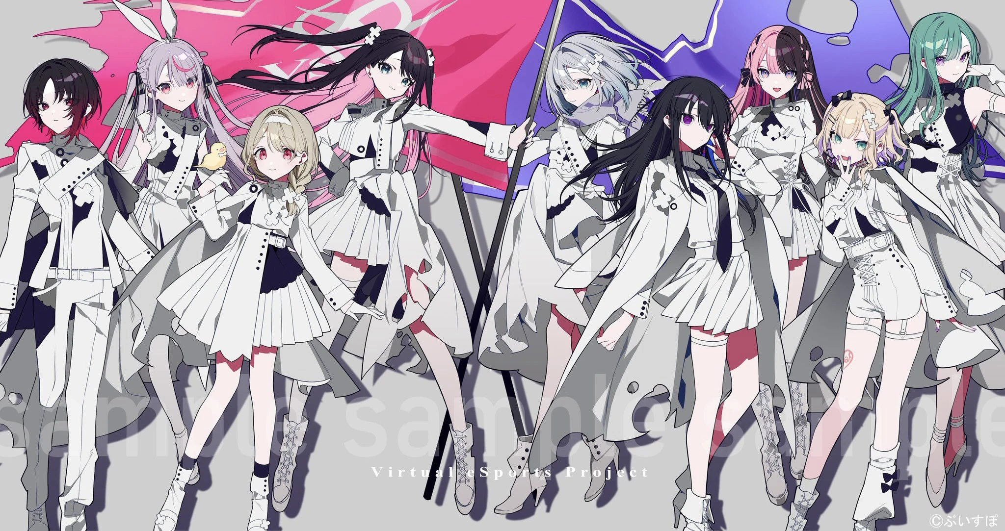 SHIBUYA TSUTAYA x VSPO! Illustration<br>by [https://x.com/key_999/status/1742470139592032260 Kei Mochizuki]