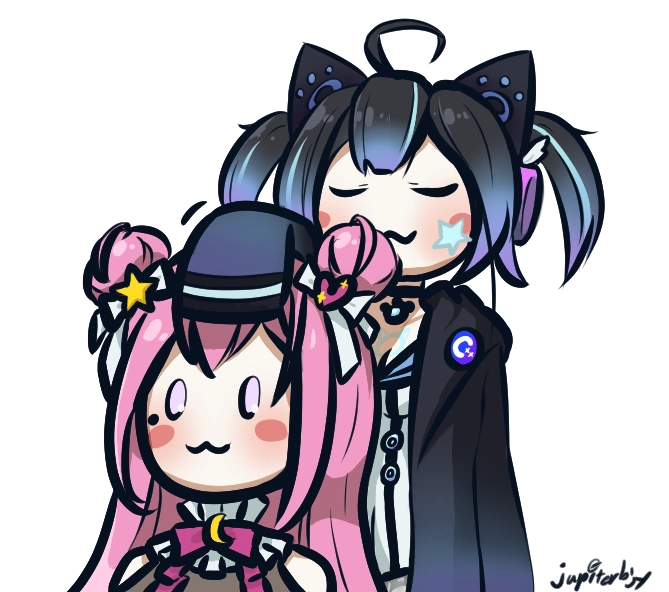 Cyan and Yume by jupiterbjy
