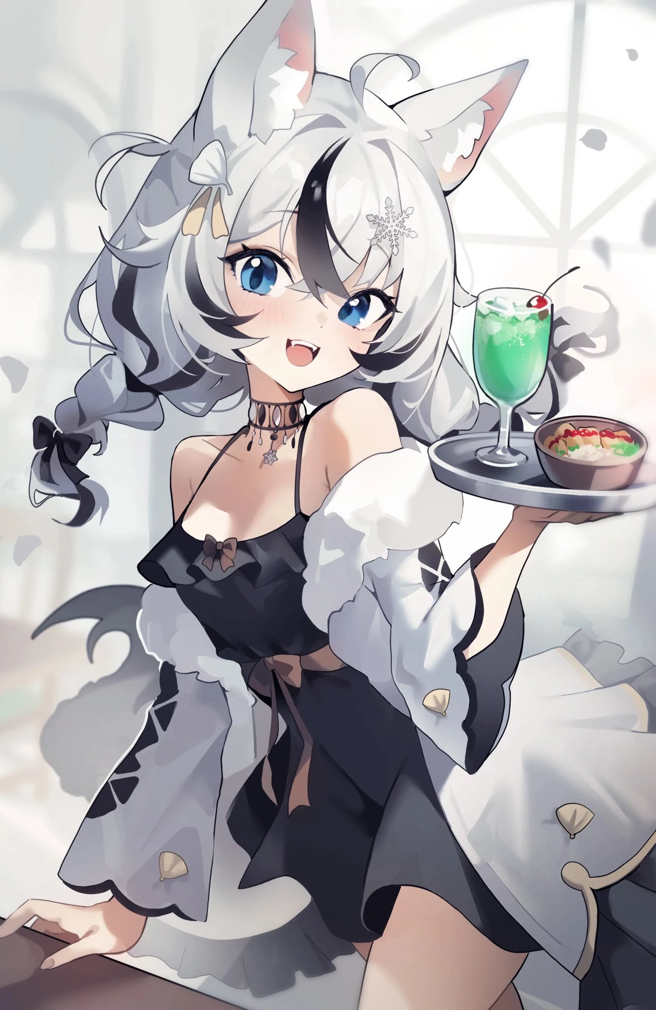 The art maple used to announce her debut; art by Rifa