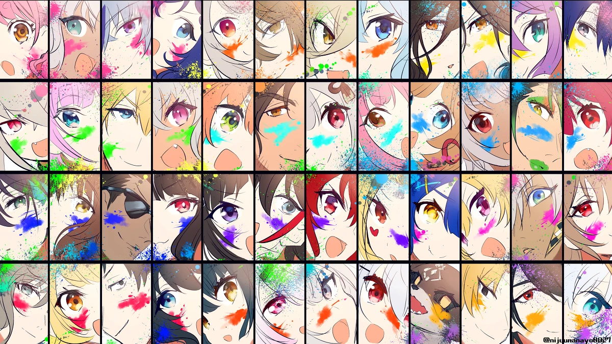 NIJISANJI Splatoon Cup 2020 Illustration<br>by Ninahachi