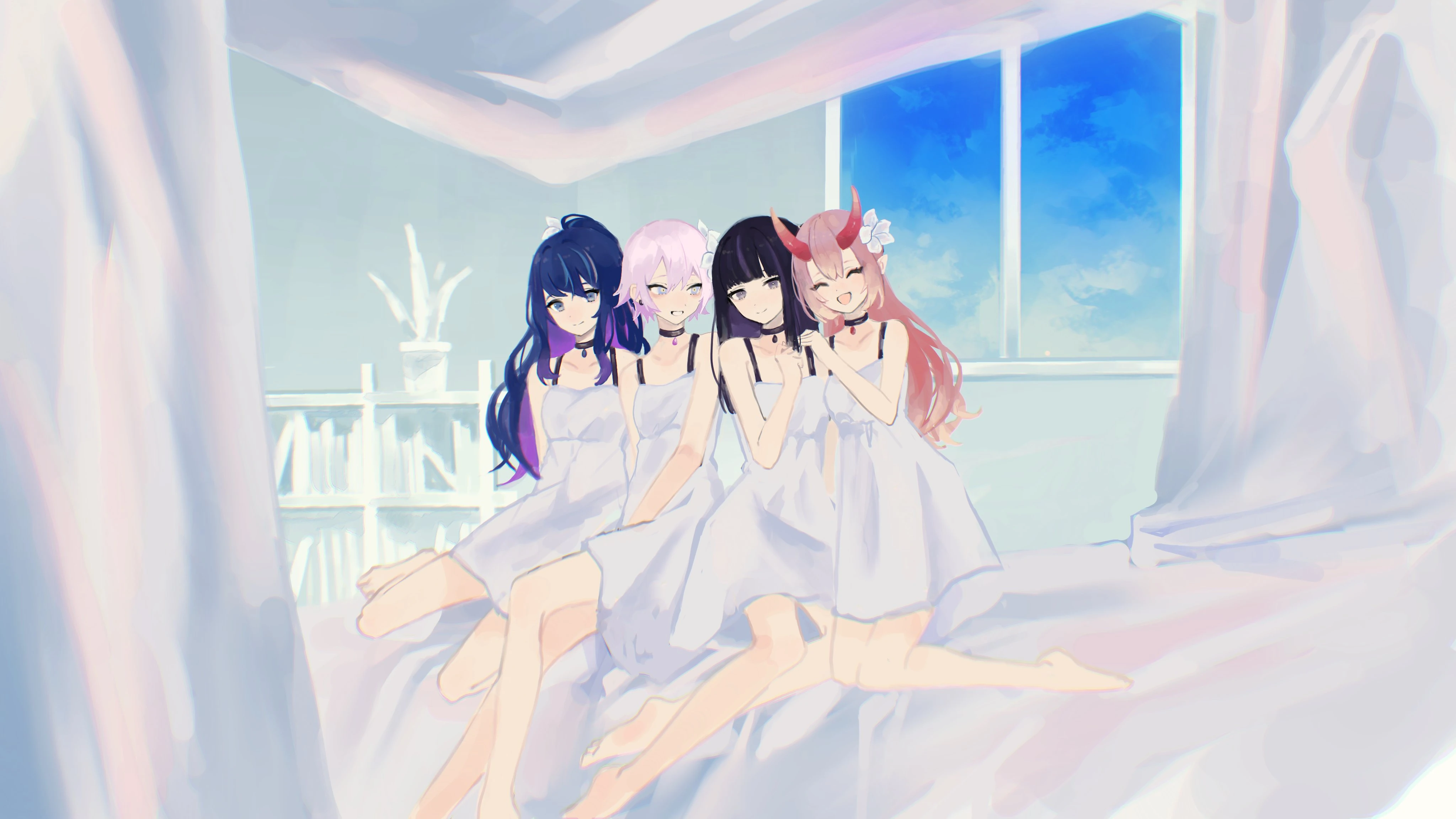 Nana Asteria, Oninosuzu Rin, and Yupsilon
