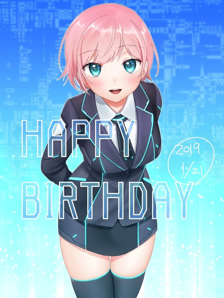 2019 Birthday Illustration by Kuriyama