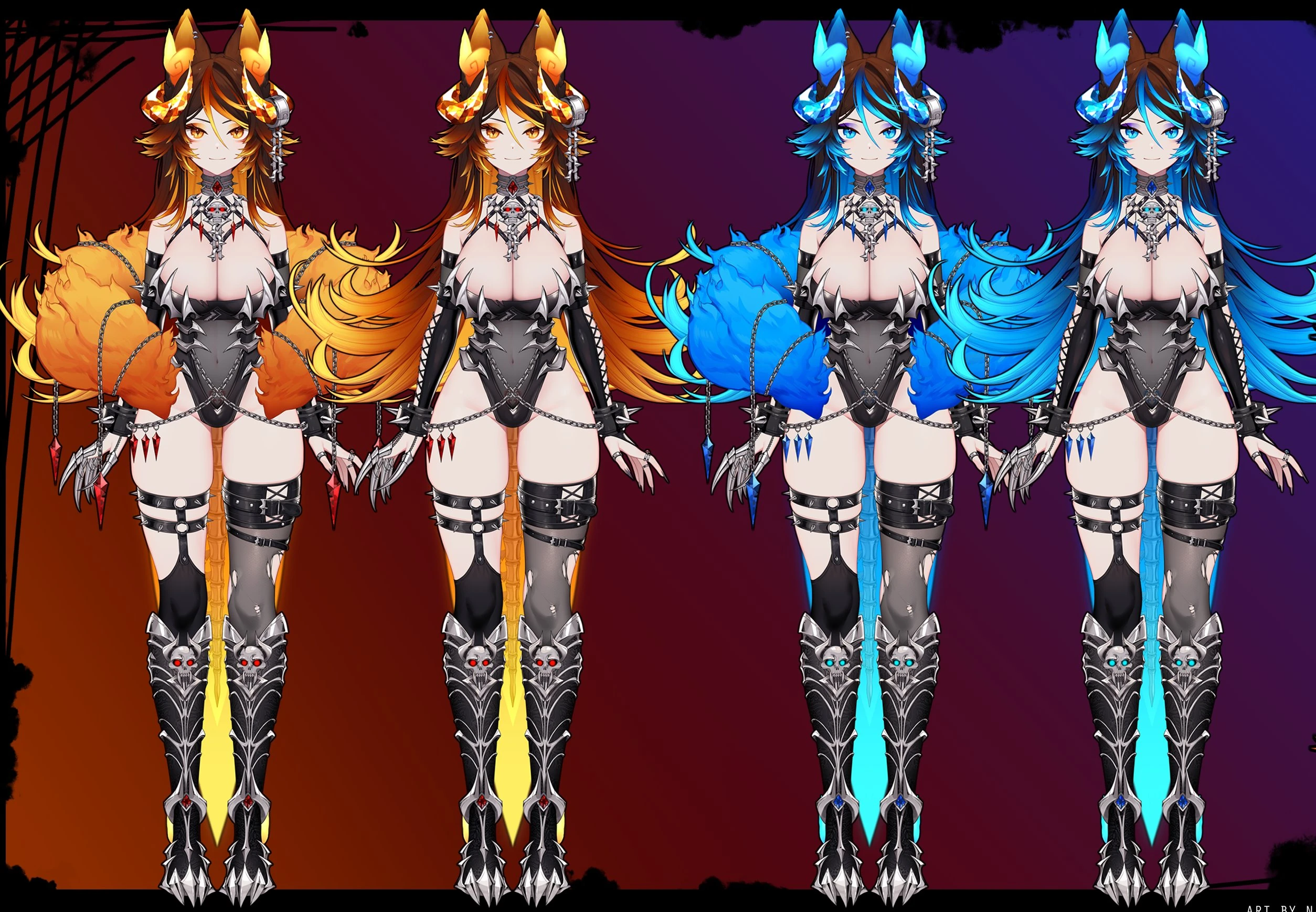 Demon Model Reference Sheet