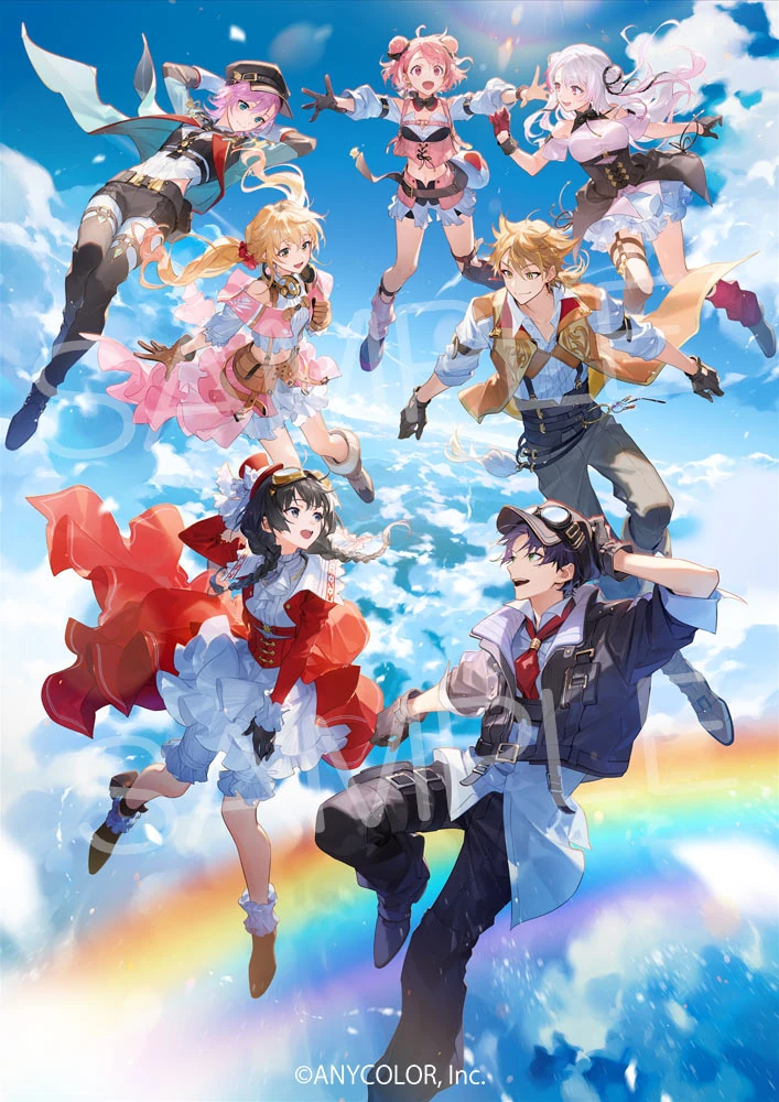 NIJISANJI Singin' in the Rainbow (Tokyo) Illustration by Iwamoto Zerogo