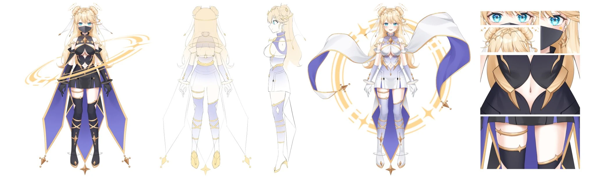 CYBERLIVE Ascended Reference Sheet<br>by XI HO