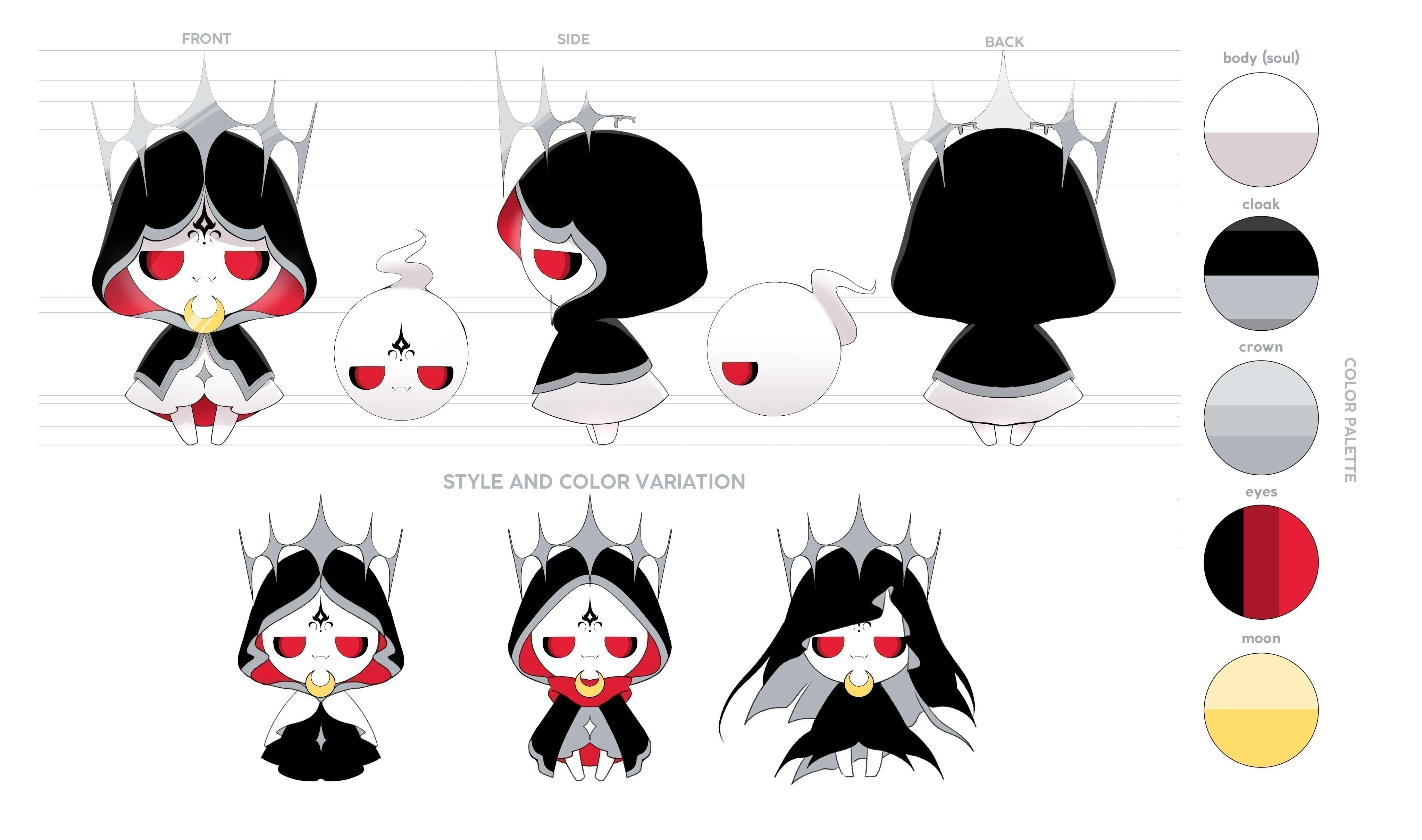 Lunarists Reference Sheet by Marie