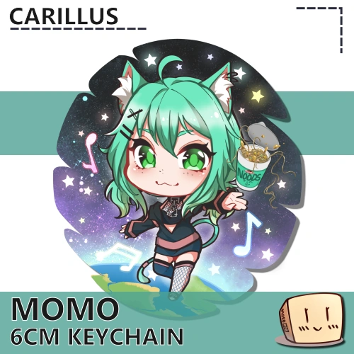 MOMO VIRTUAL VALUABLE KEYCHAIN by Carillus