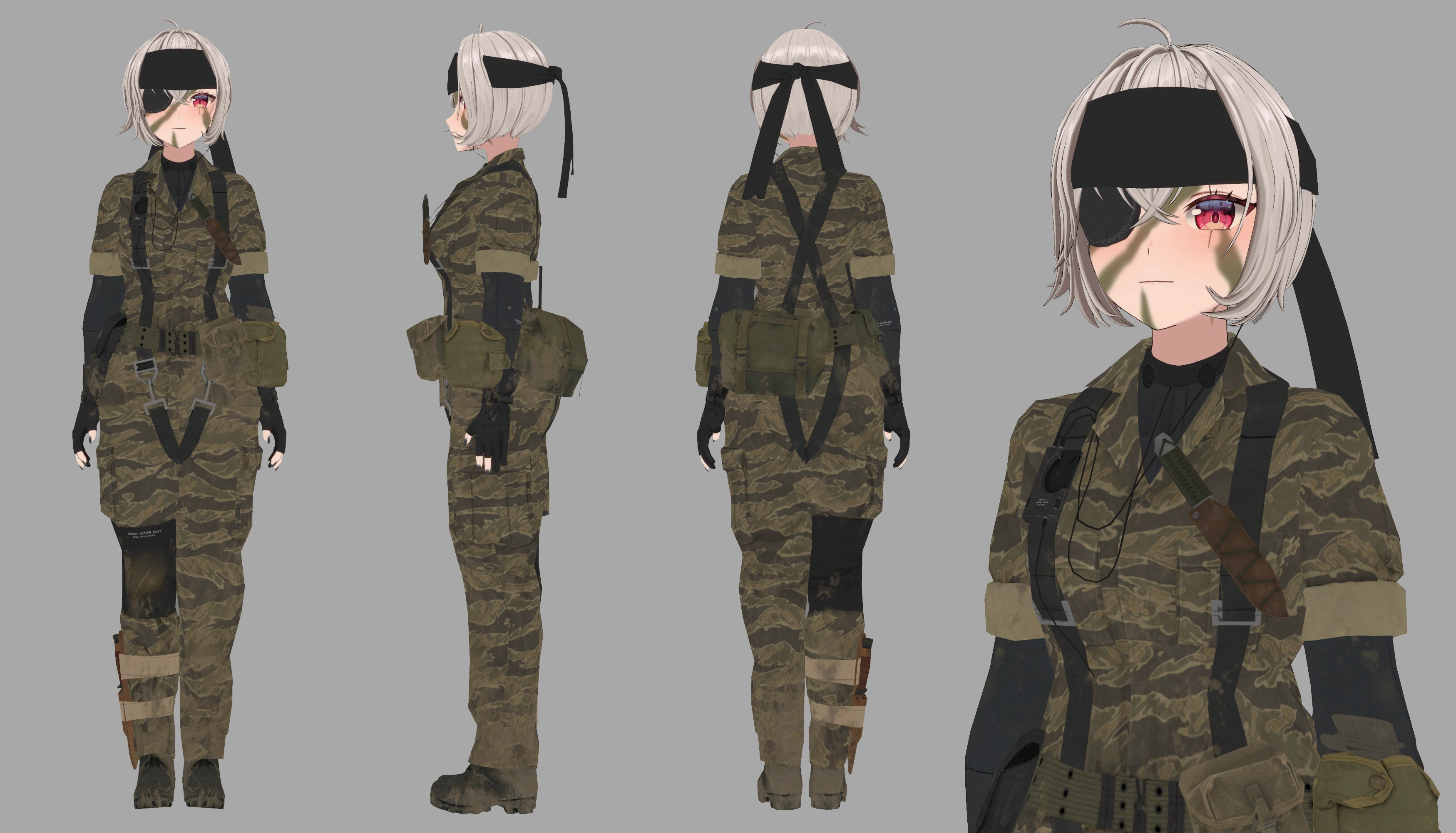Naked Saruei's MGS3 Outfit