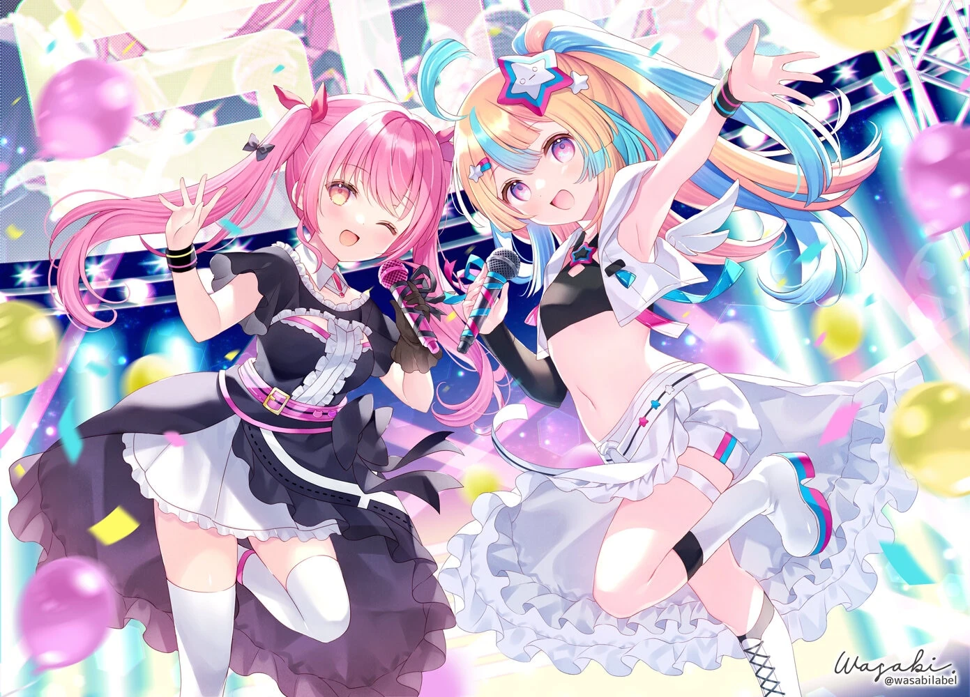 Star!Bear Unit Goods Illustration<br>by [https://twitter.com/wasabilabel/status/1520688177622958081 Wasabi]