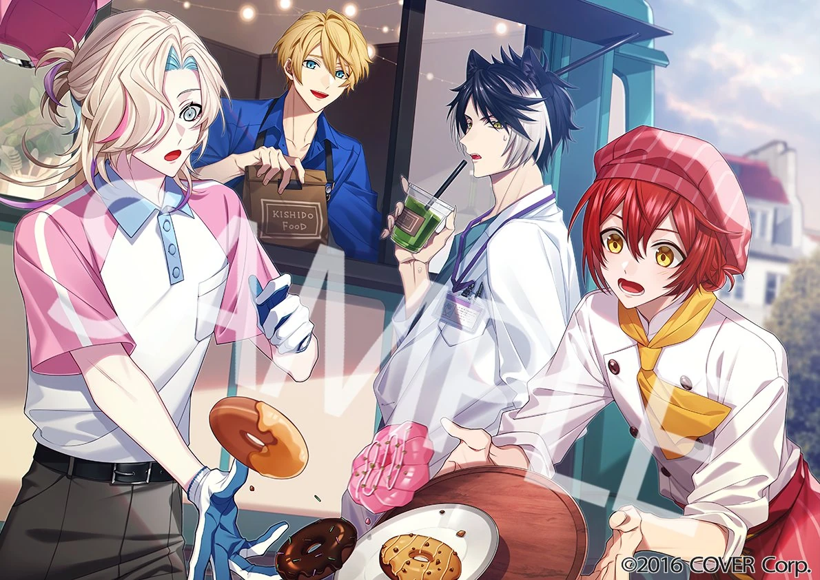 AGF2024 HOLOSTARS Town Illustration by Yuuya