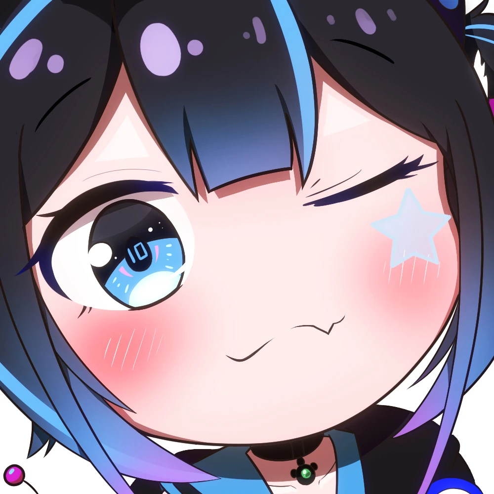 Cyan wink by jupiterbjy