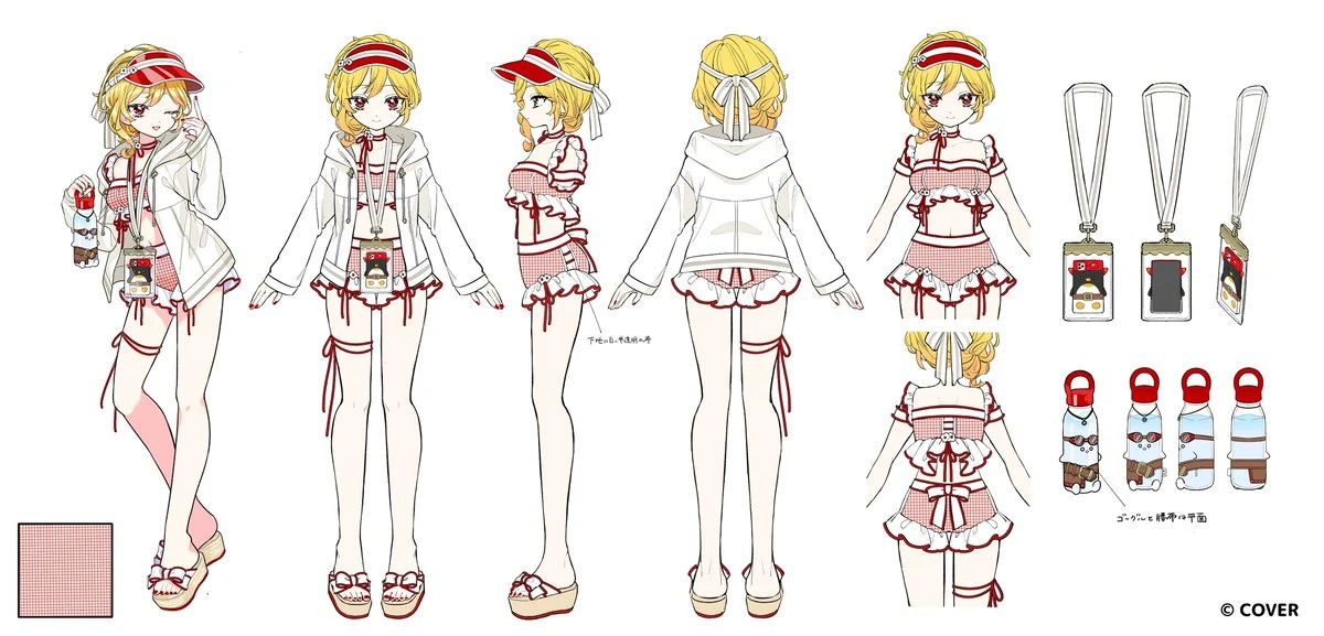 holonatsu Paradise Costume Reference Sheet