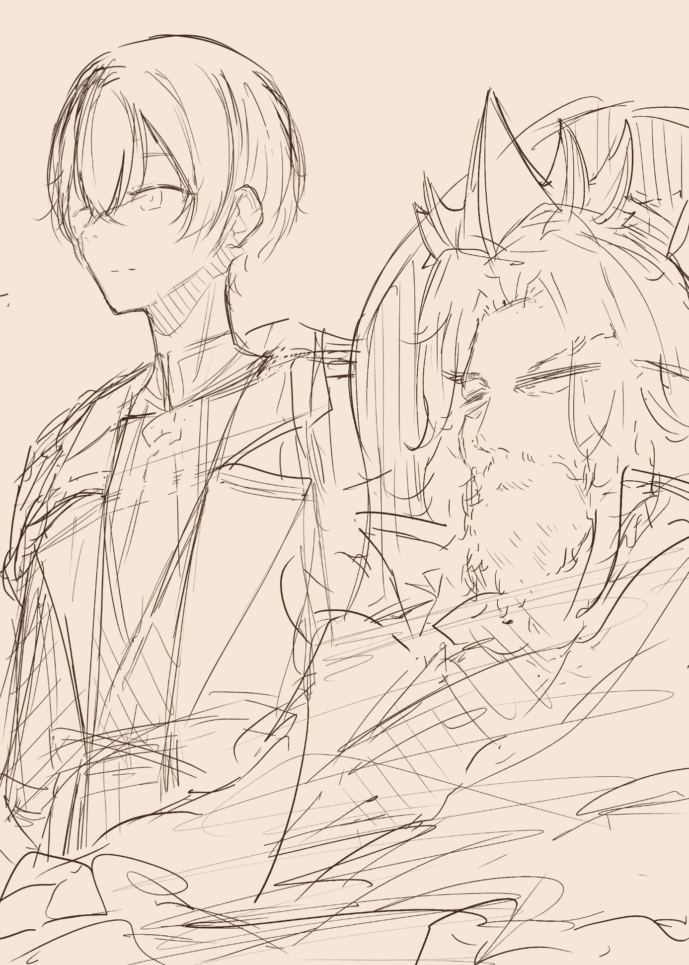 Kaina and his King in Previous World