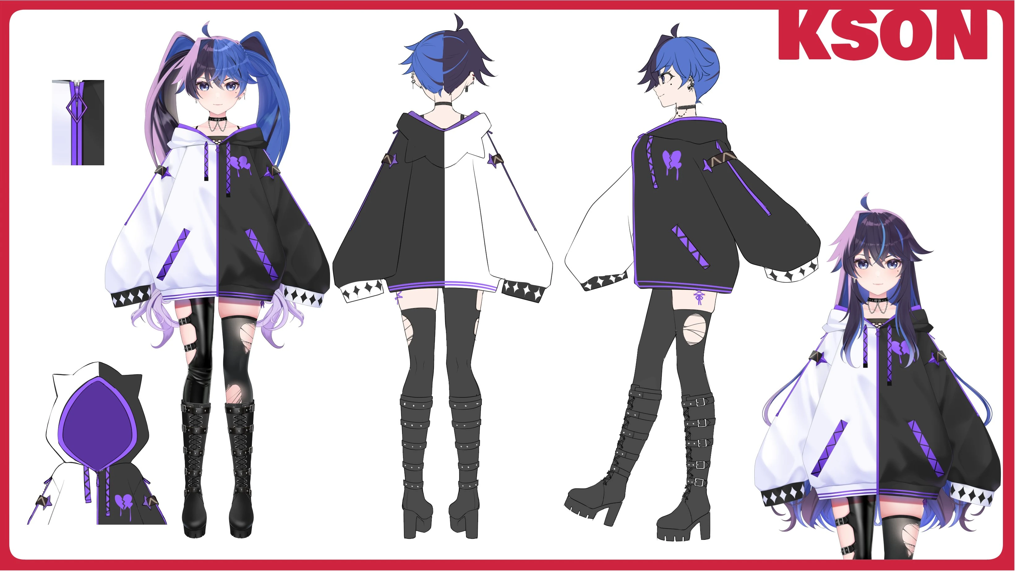 Second model reference sheet<br>by Isuka