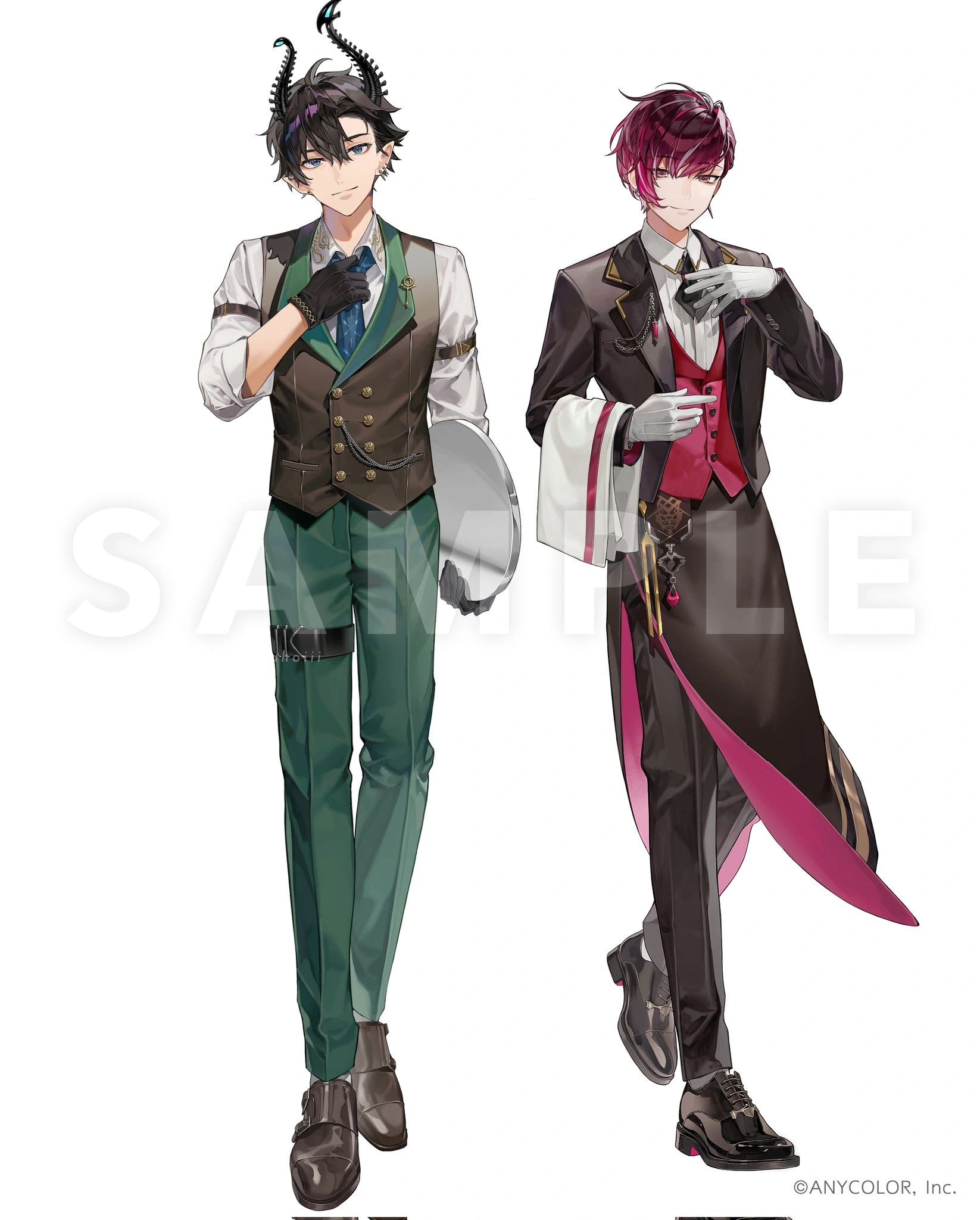 NIJISANJI EN x FanFansCafe Collaboration Illustration by Ahoi