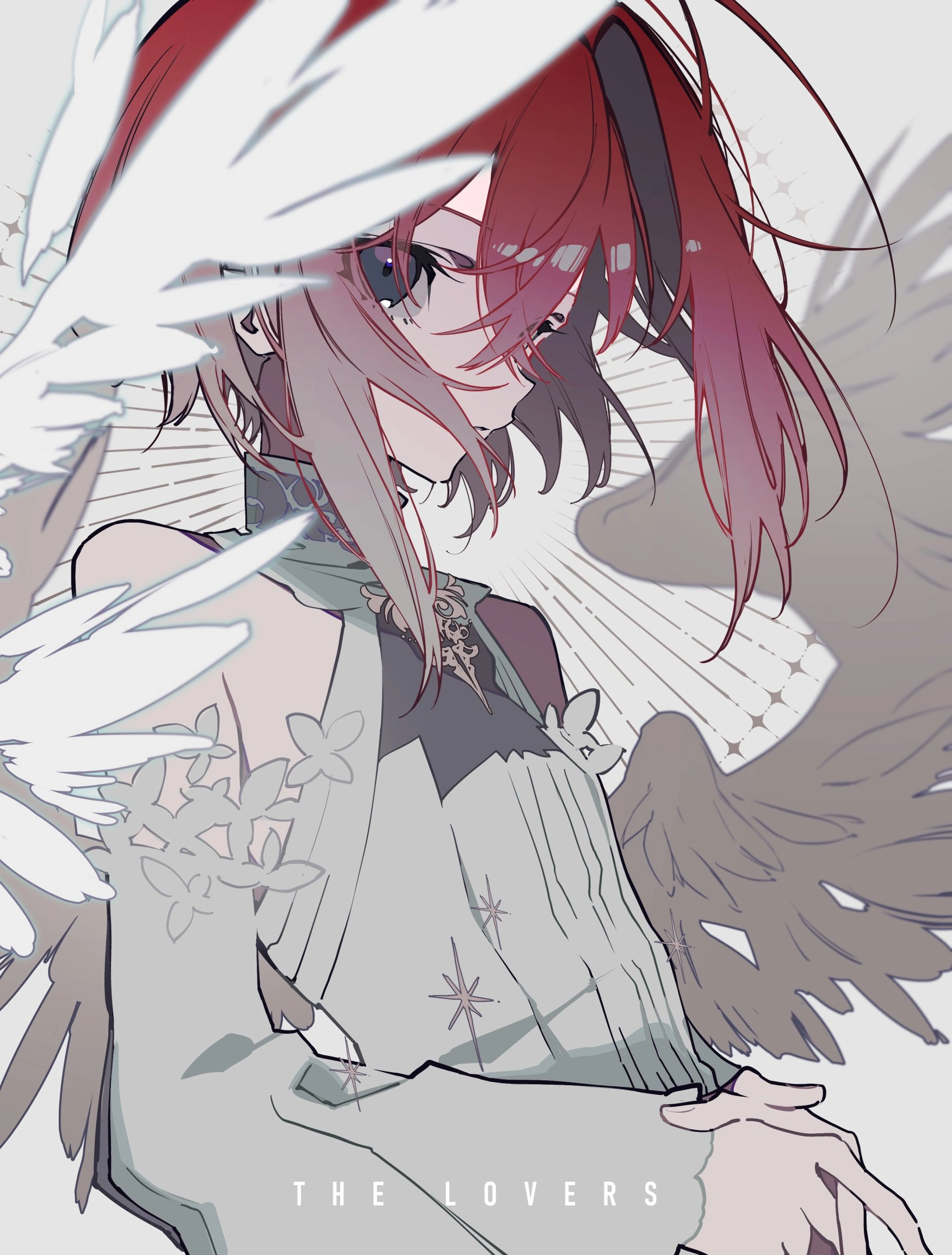 NIJISANJI Tarot - VI. The Lovers Illustration<br>by Kei Mochizuki