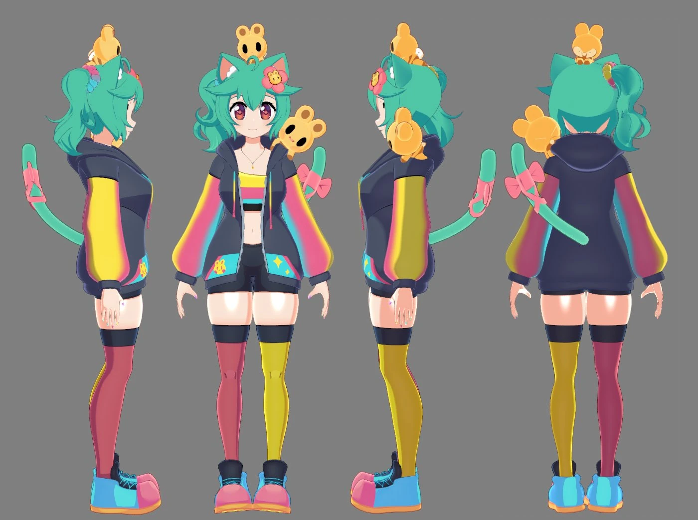 3D Model turnaround by Yoolie