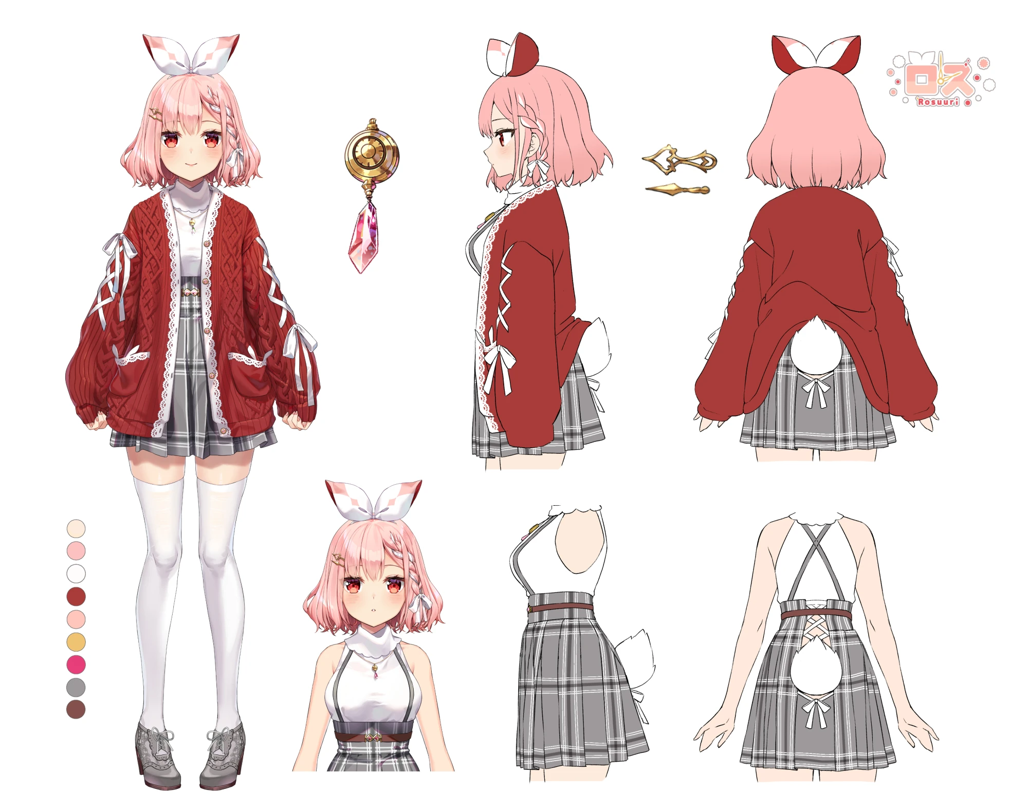 Second Costume Concept Illustration<br>by Herself