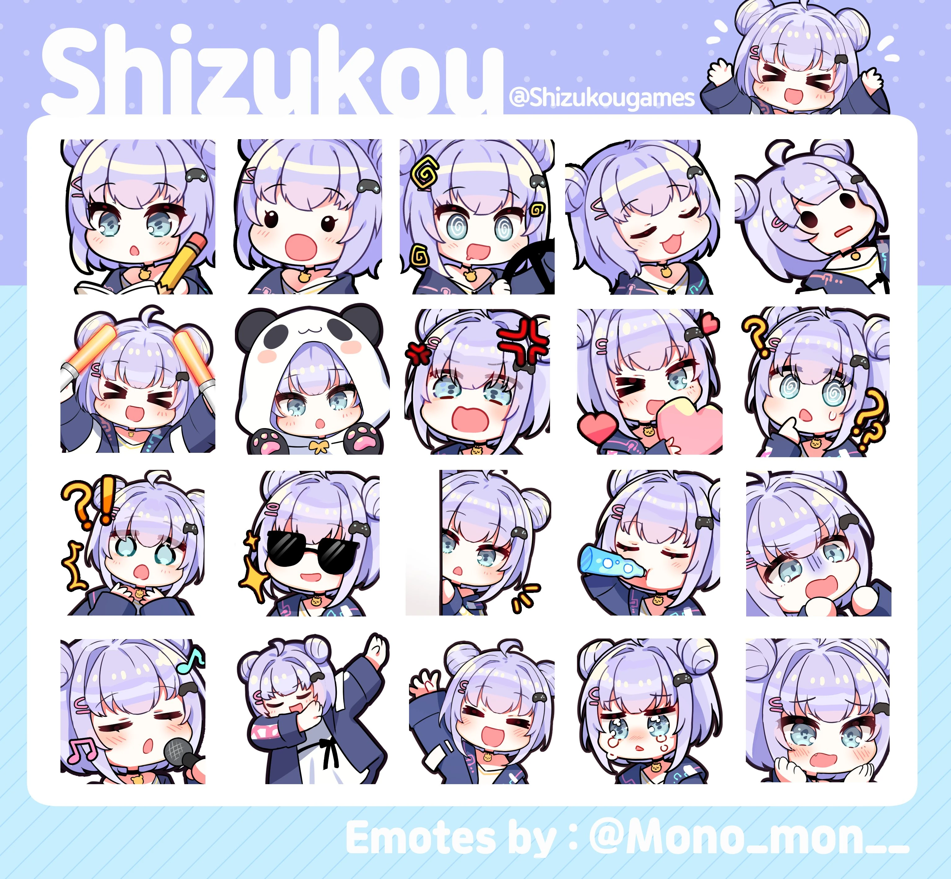 Twitch Emotes by MONO MON