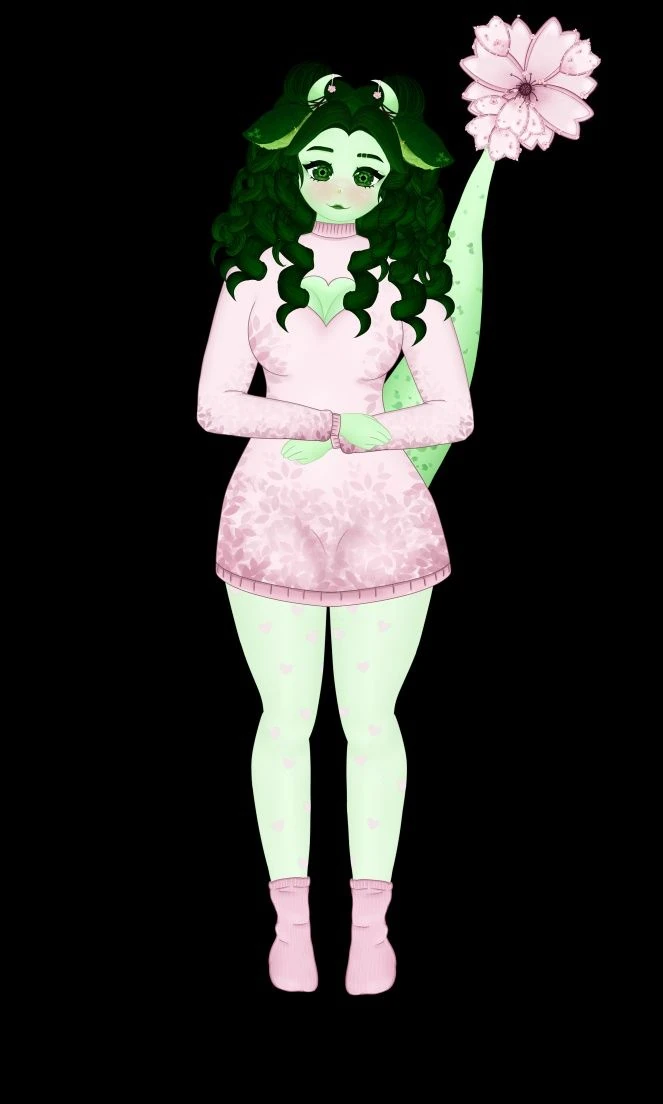 Bulbie in her Valentines Outfit