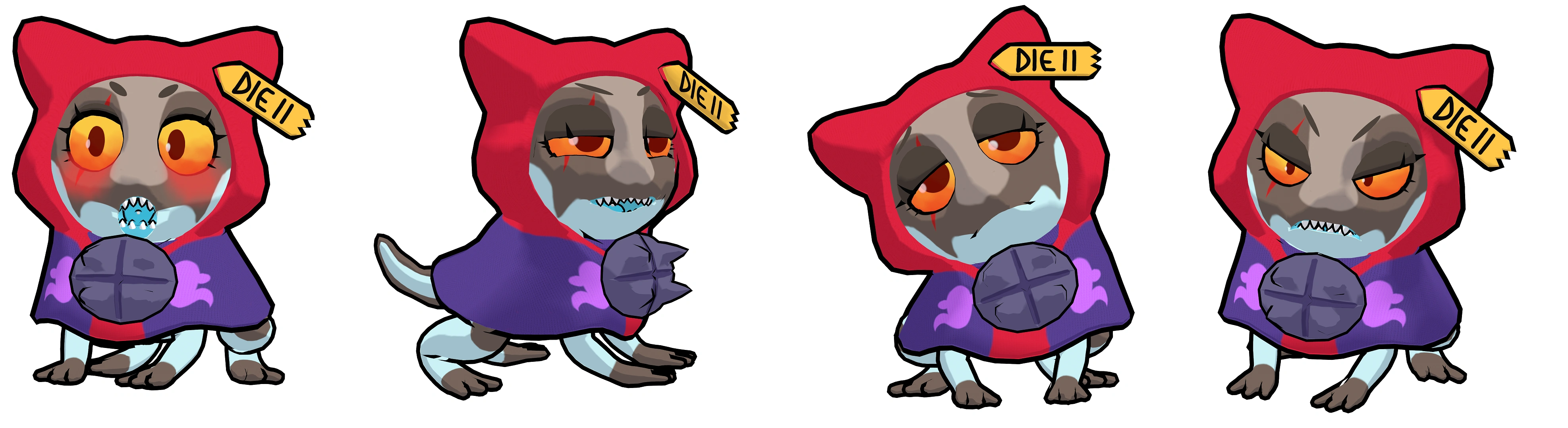 Frog form reference sheet