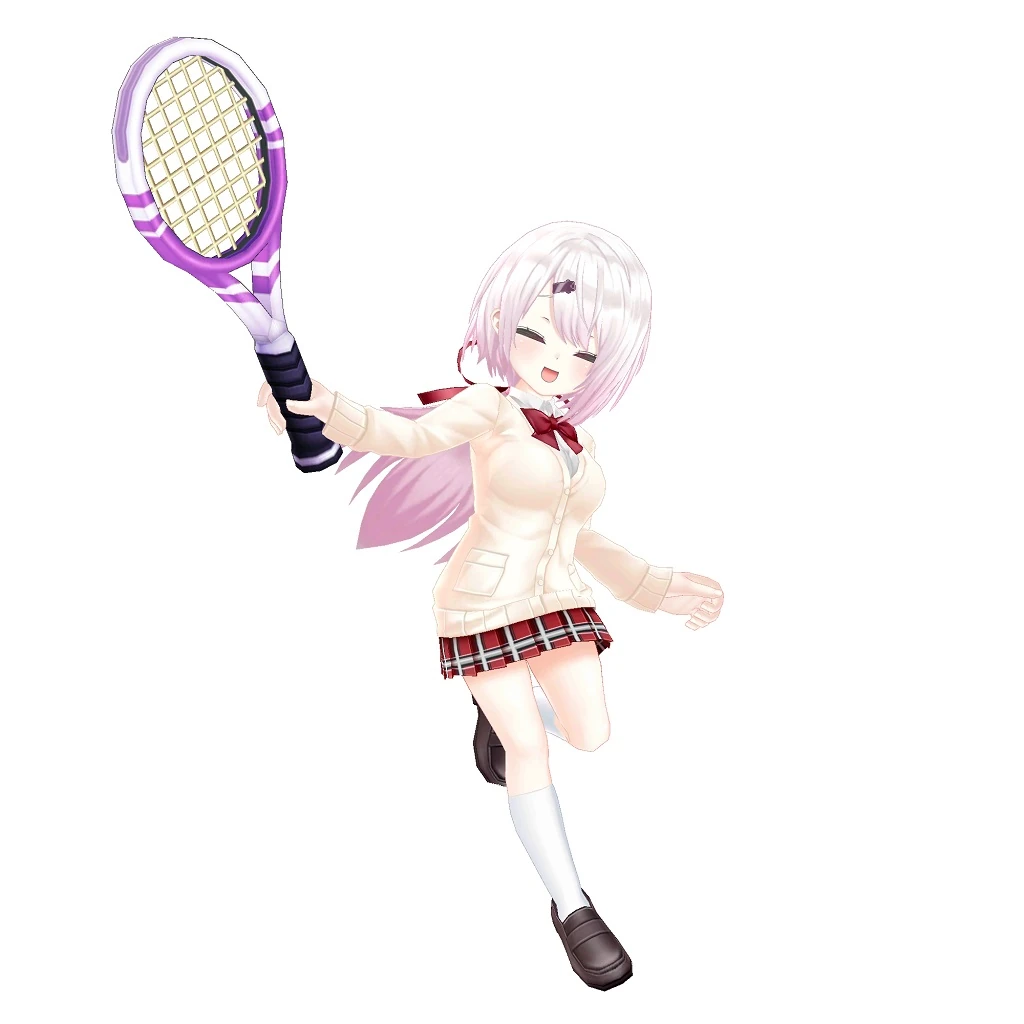 White Cat Tennis Render