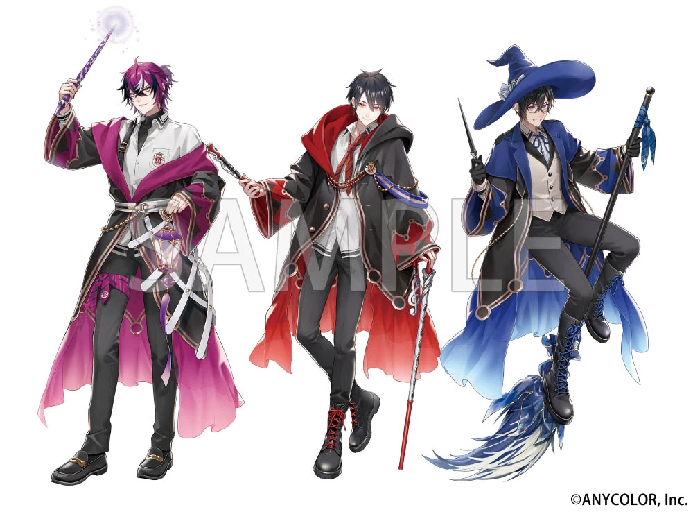 NIJISANJI Halloween 2023 Goods & Voices Illustration by Uri Urita