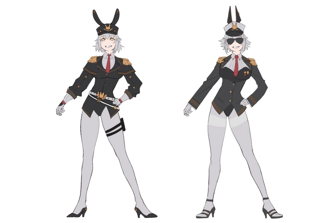 Zentreya Bunny.commander Concepts (Scrapped) by KuroiEnpitsu